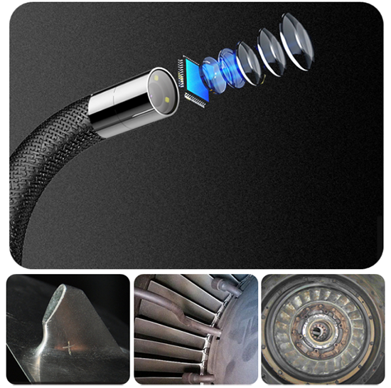 亞泰光電QIE系列高清內窺鏡像素高達兩百萬,內窺鏡成像高清